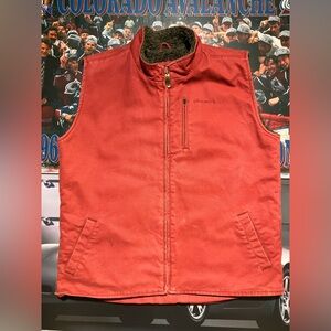 Dickies red workwear Sherpa vest women’s XXL